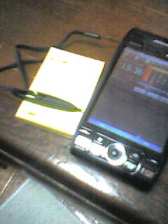 DoCoMoのF900iTスタイラスペン